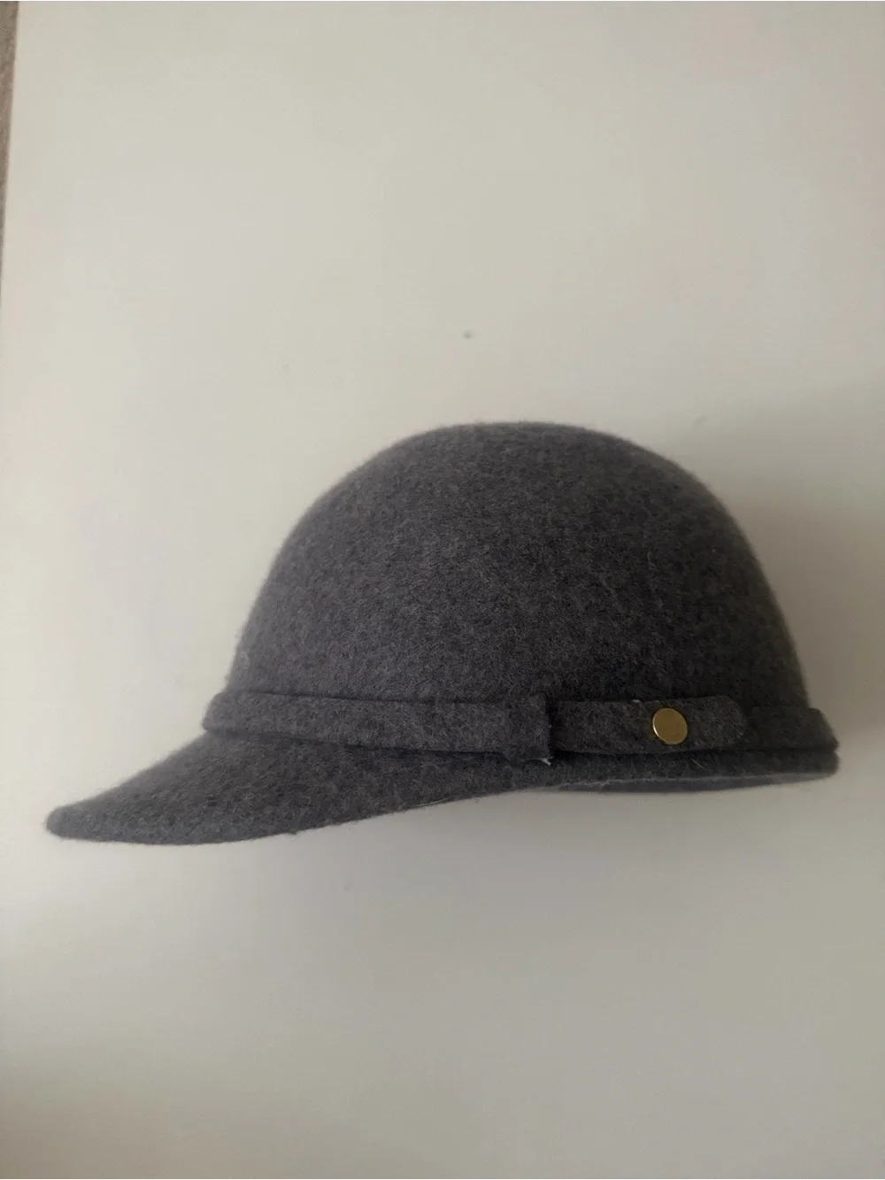 Jacadi Dark Gray Felt Hat with Brim